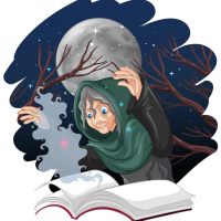 old-witch-with-spell-book-cartoon-style-isolated-white-background